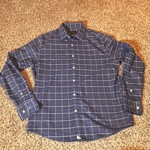 UNTUCKit Plaid Button Down Shirt -‎ Untucked Fit, Long Sleeve, Medium